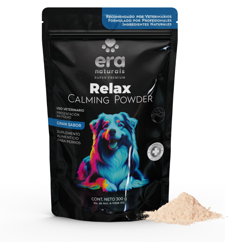 Suplemento para Perros Era Naturals Relax | Calming Powder 300 Gr Super Premium