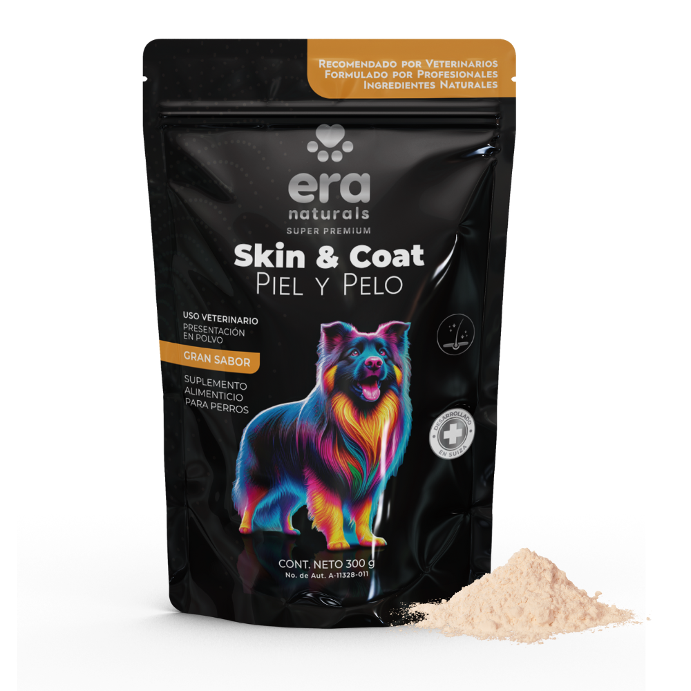 Suplemento para Perros Era Naturals Piel y Pelo | Skin and Coat 300 Gr Super Premium