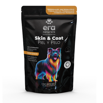 Suplemento para Perros Era Naturals Piel y Pelo | Skin and Coat 300 Gr Super Premium