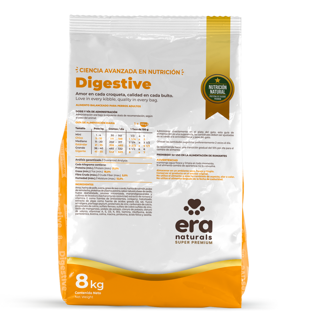 Era Naturals Alimento Digestive Perro