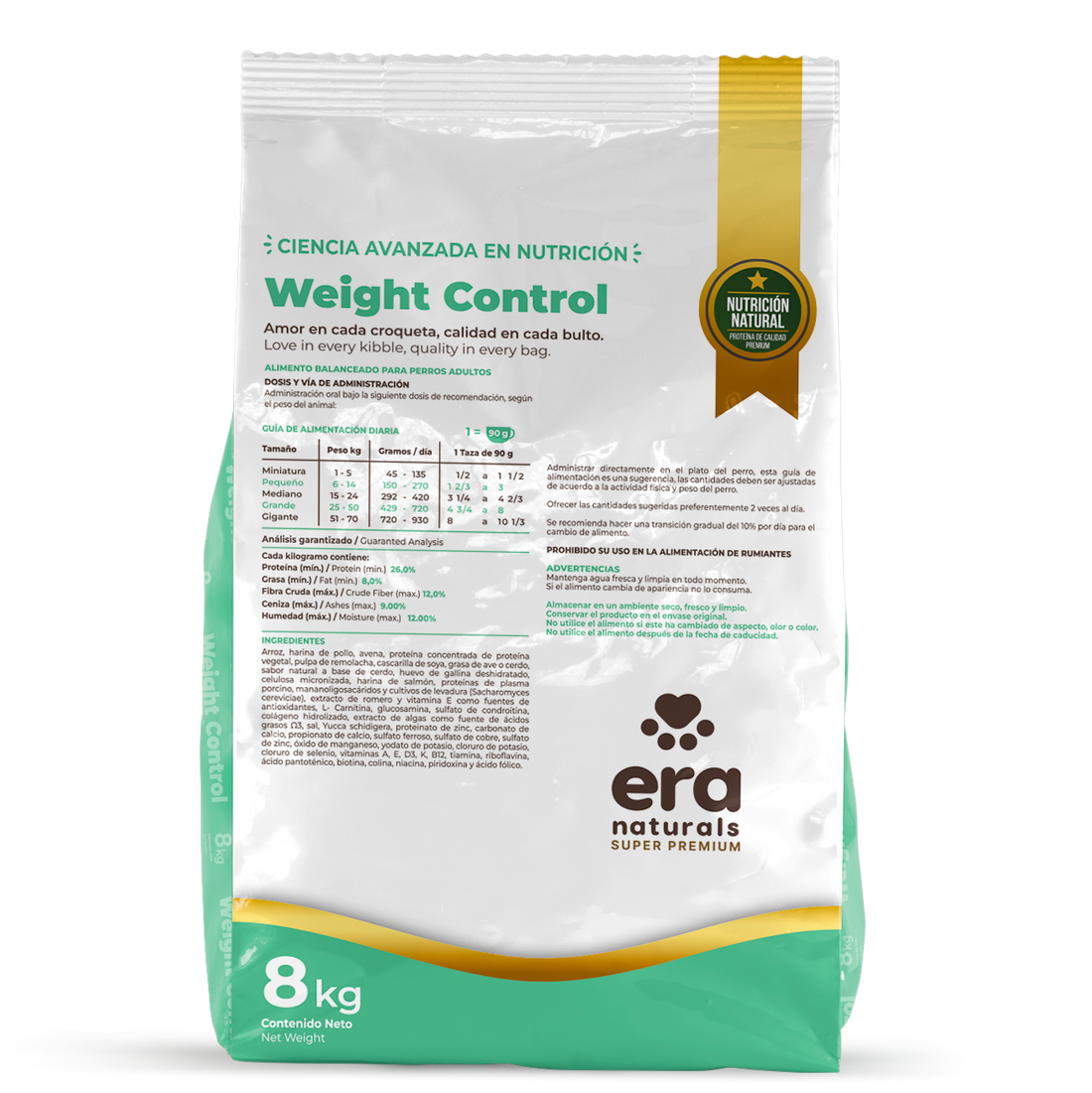 Era Naturals Alimento Weight Control 