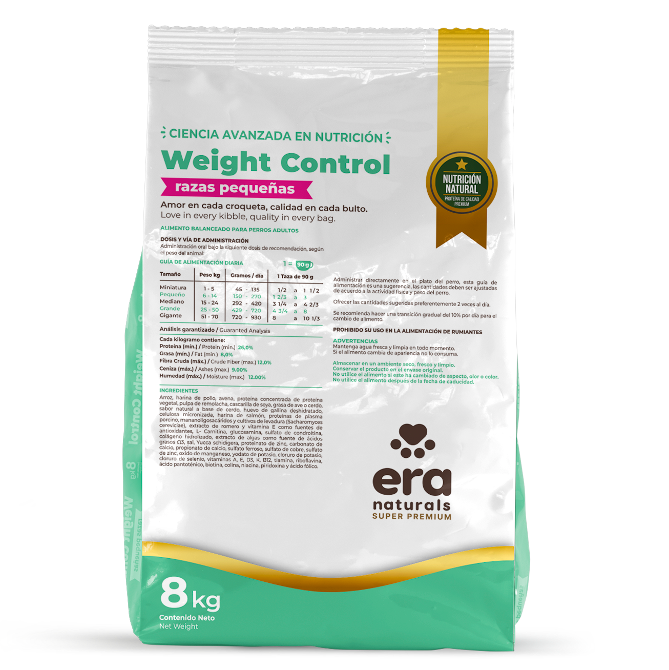 Era Naturals Alimento Weight Control 